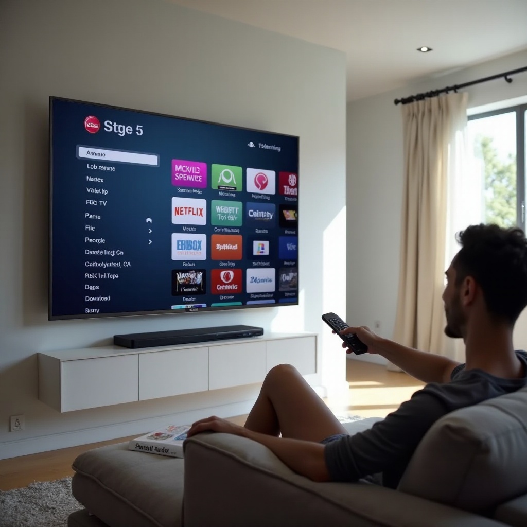 cómo descargar aplicaciones en la Smart TV