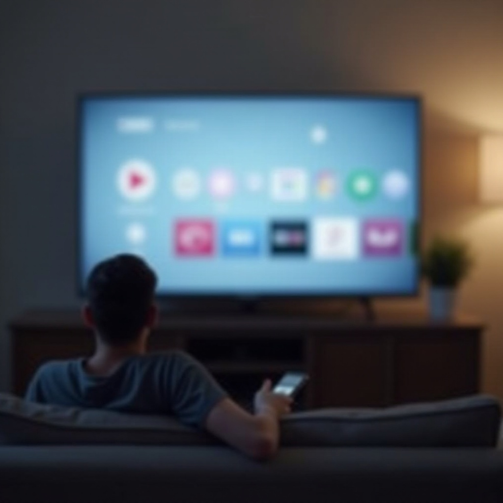 a tela inicial do Google TV não está carregando