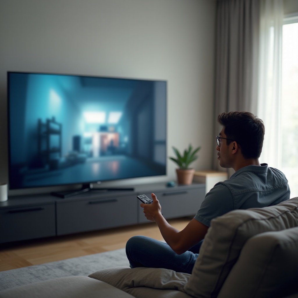 a TV Samsung trava