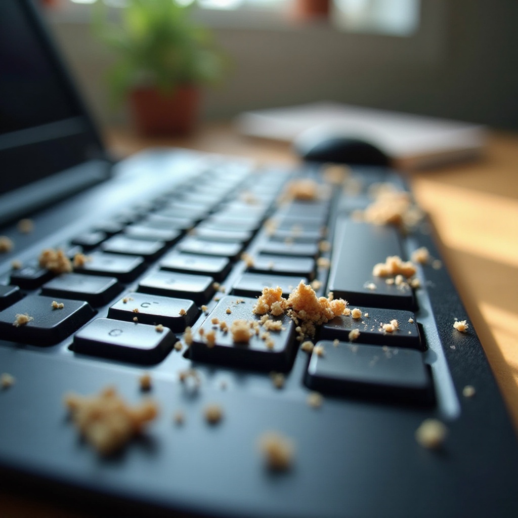 cómo limpiar un teclado de computadora pegajoso