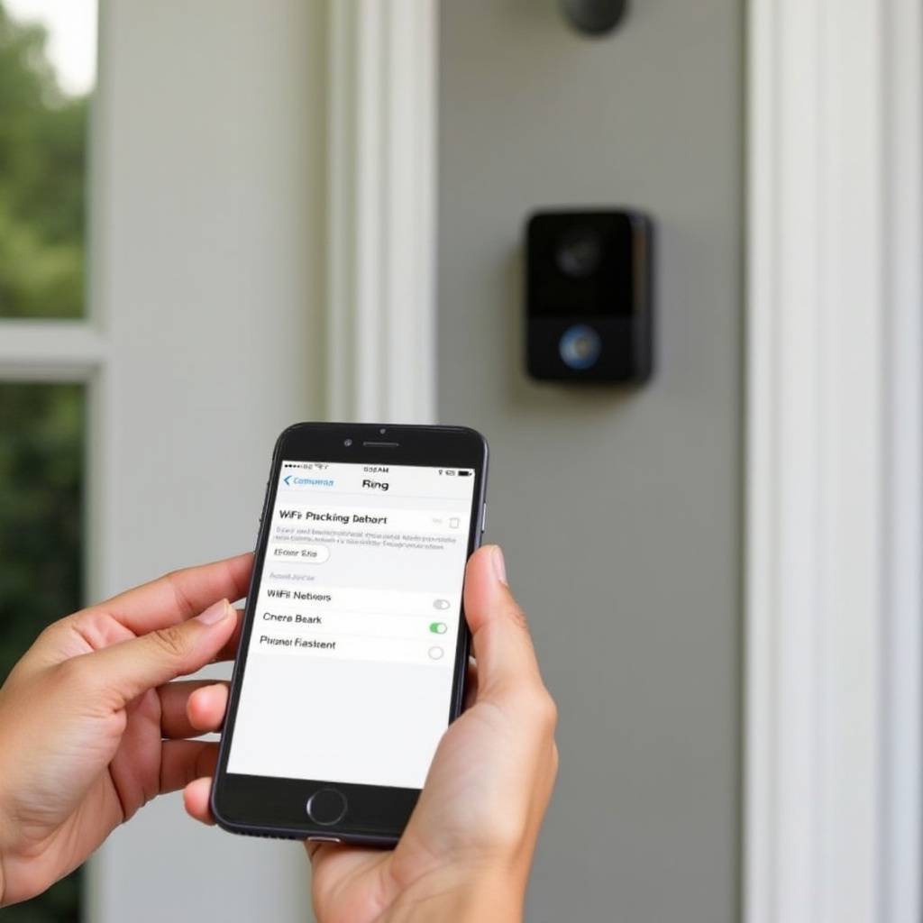cómo se cambia el Wi-Fi en la cámara Ring