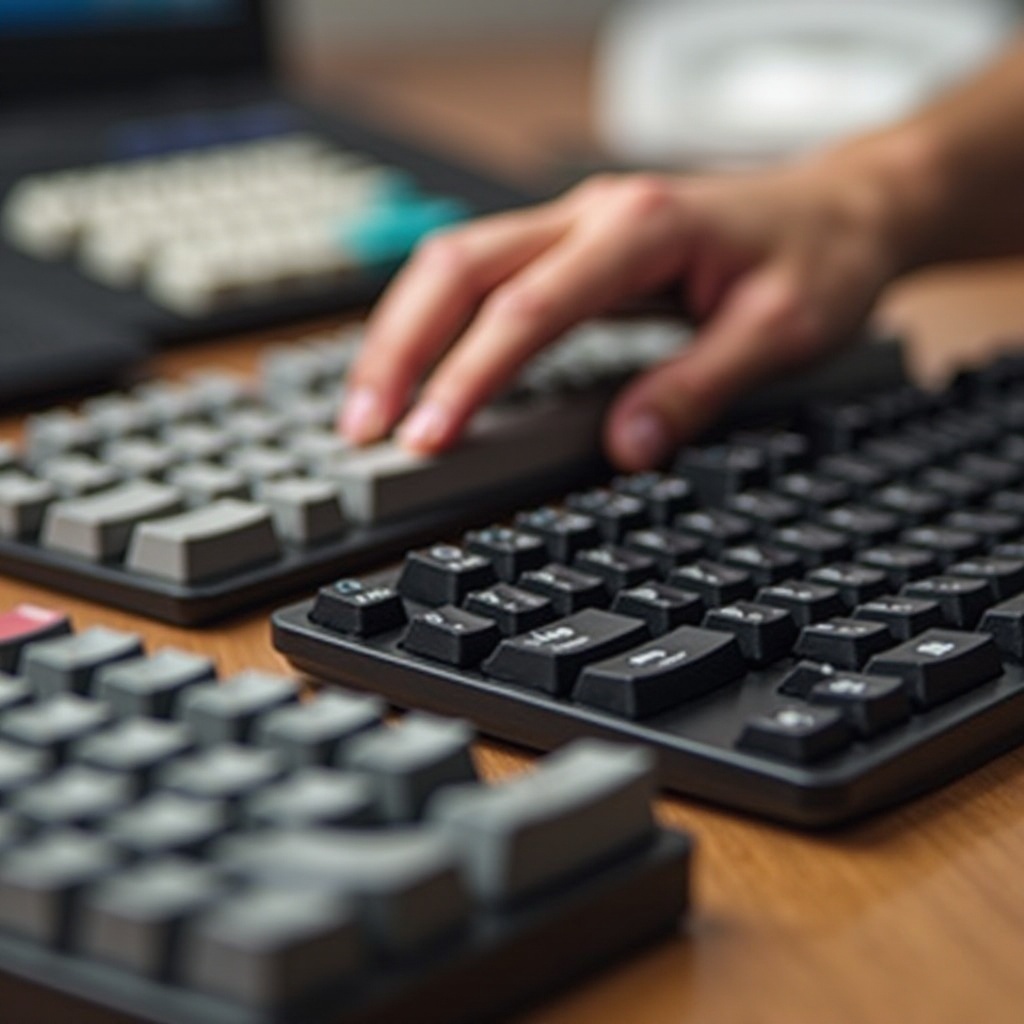 cómo limpiar un teclado de computadora pegajoso