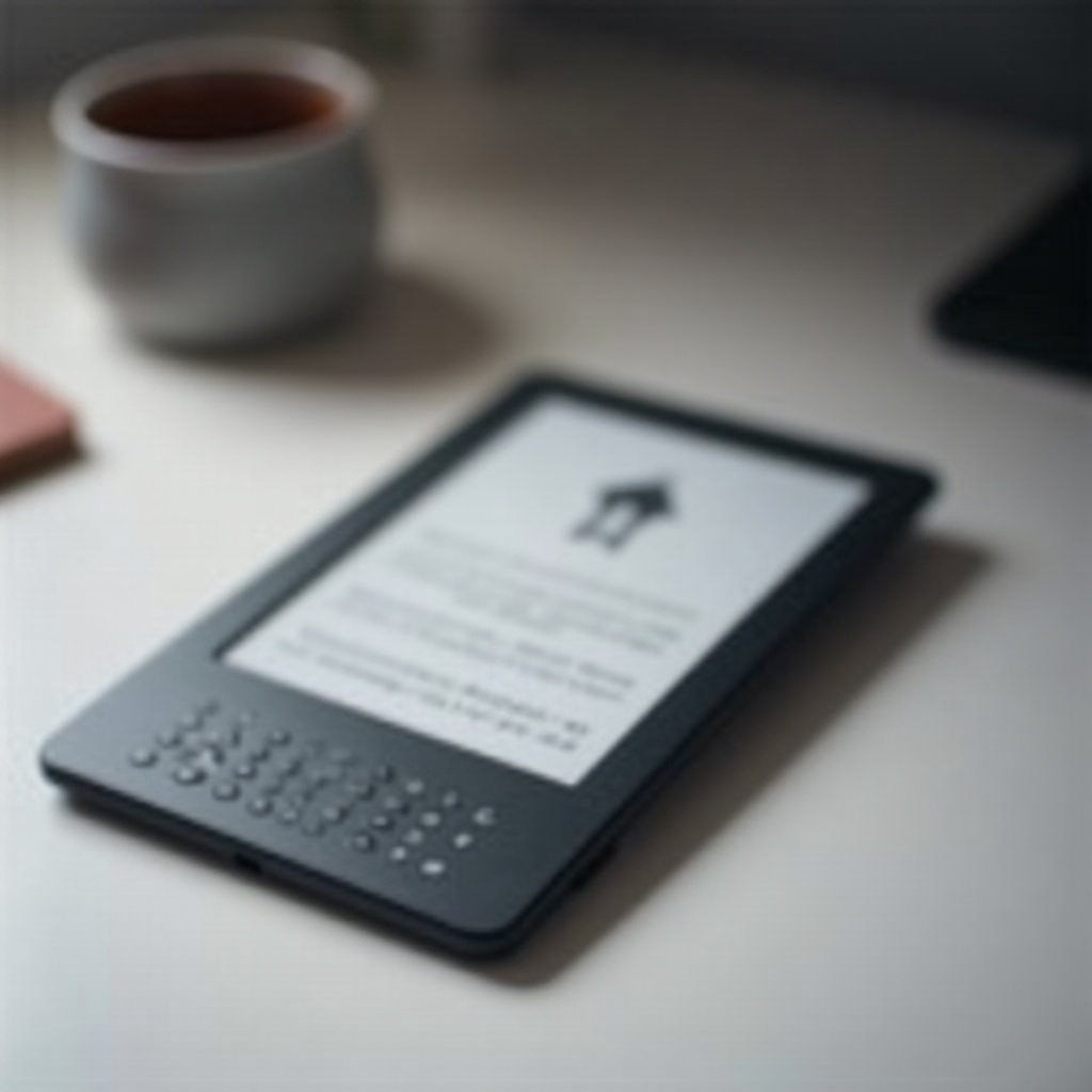 como reiniciar o Amazon Kindle Paperwhite