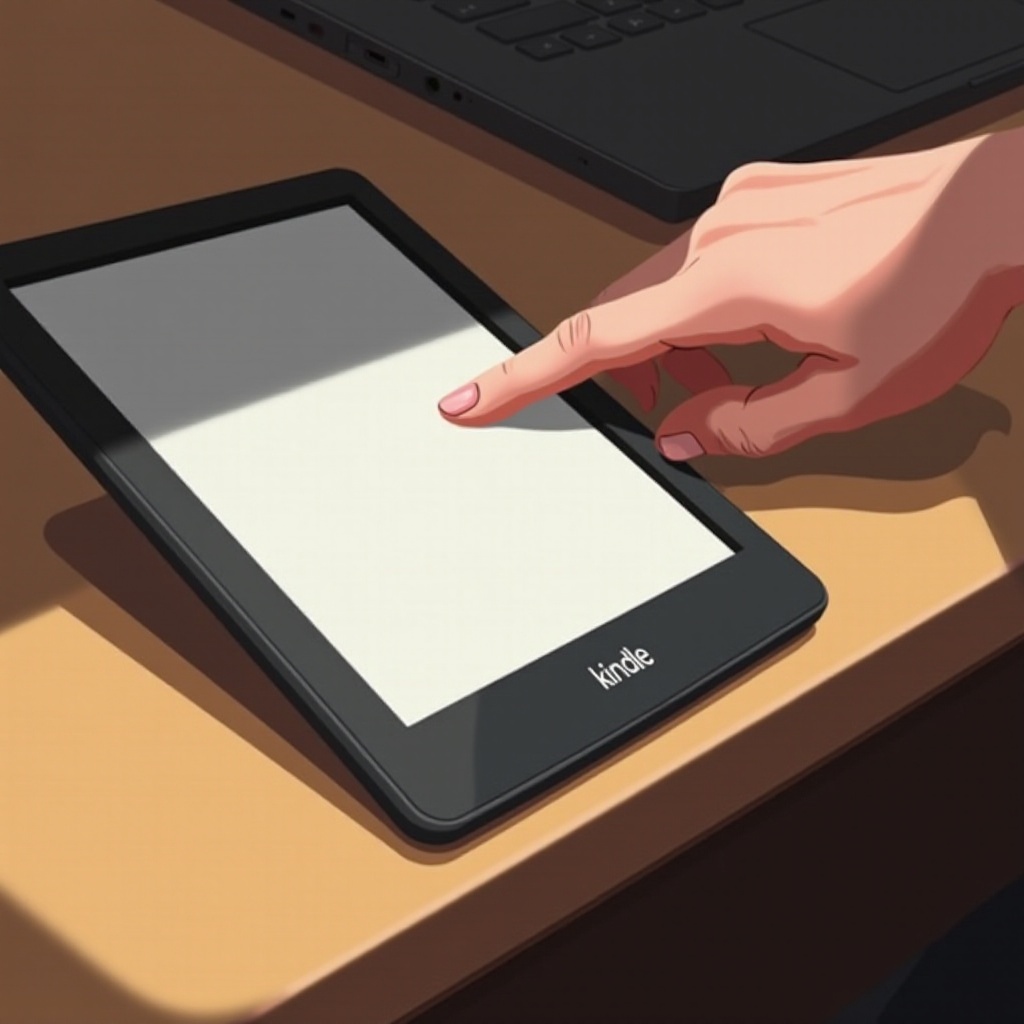 como reiniciar o Amazon Kindle Paperwhite