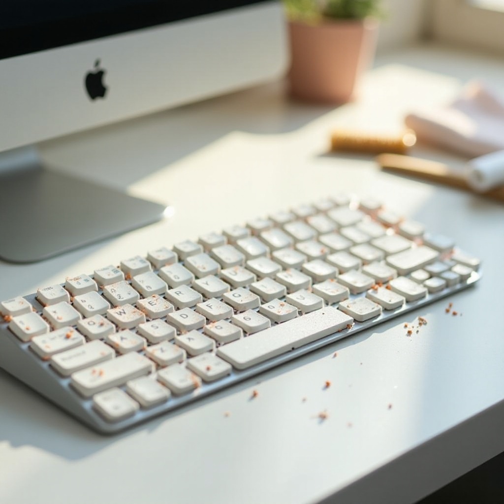 yapışkan bir bilgisayar klavyesi nasıl temizlenir