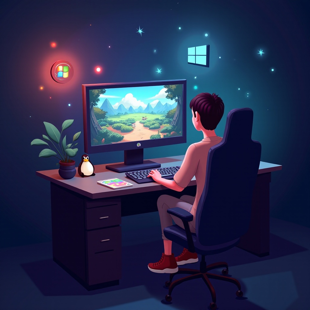 cómo jugar juegos de Windows en Linux