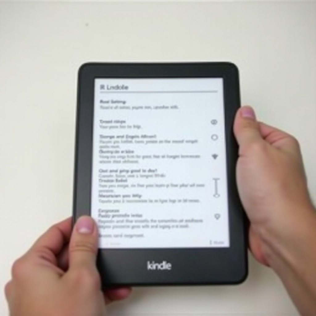 Amazon Kindle Paperwhite nasıl sıfırlanır