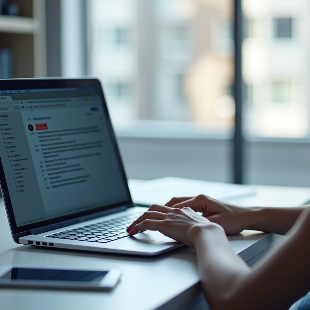 notifica di sincronizzazione delle email