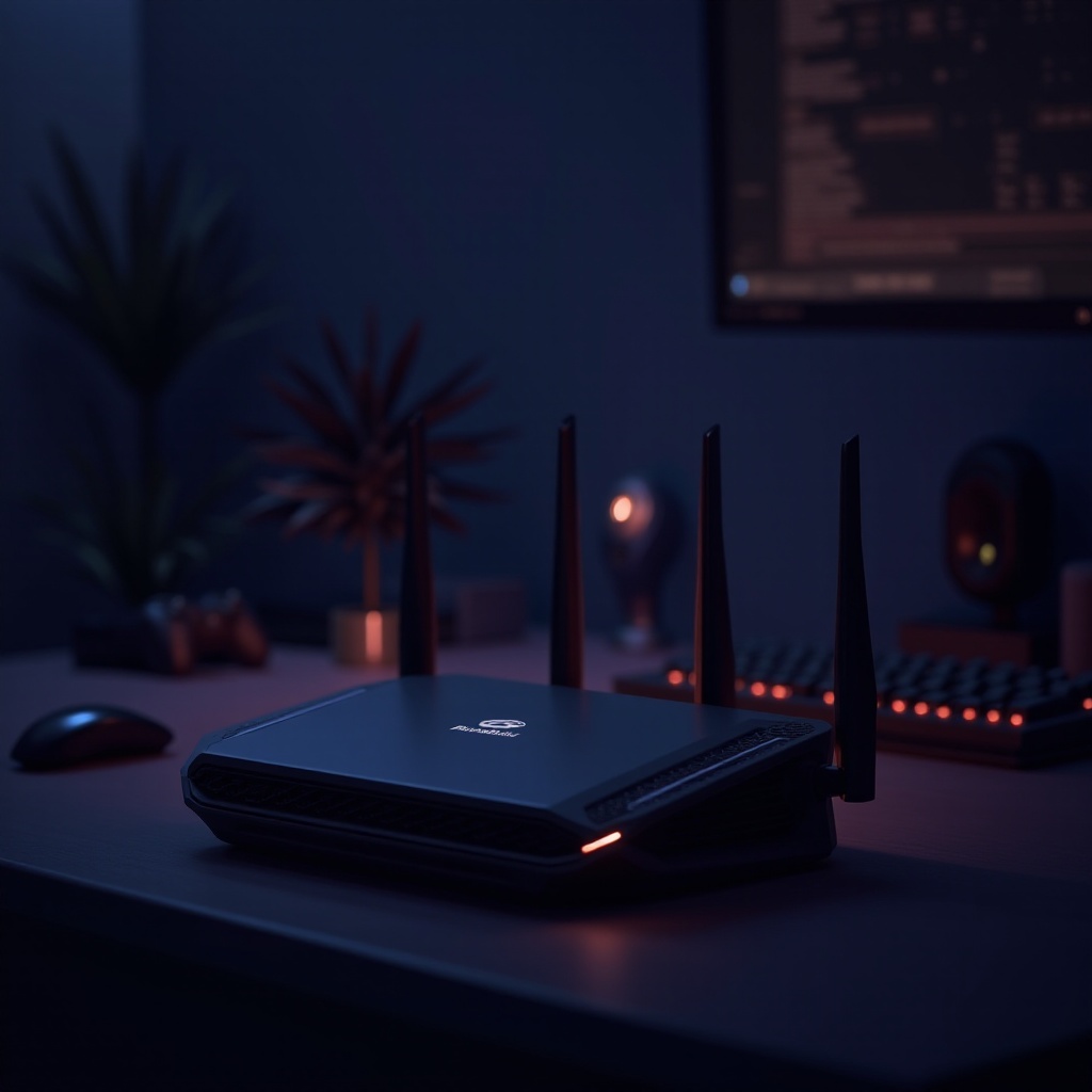 roteador wifi no jogo