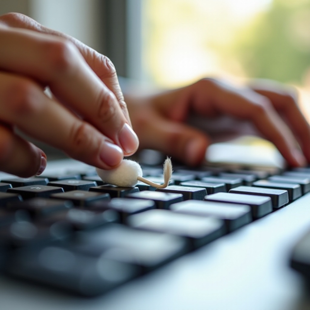 yapışkan bir bilgisayar klavyesi nasıl temizlenir