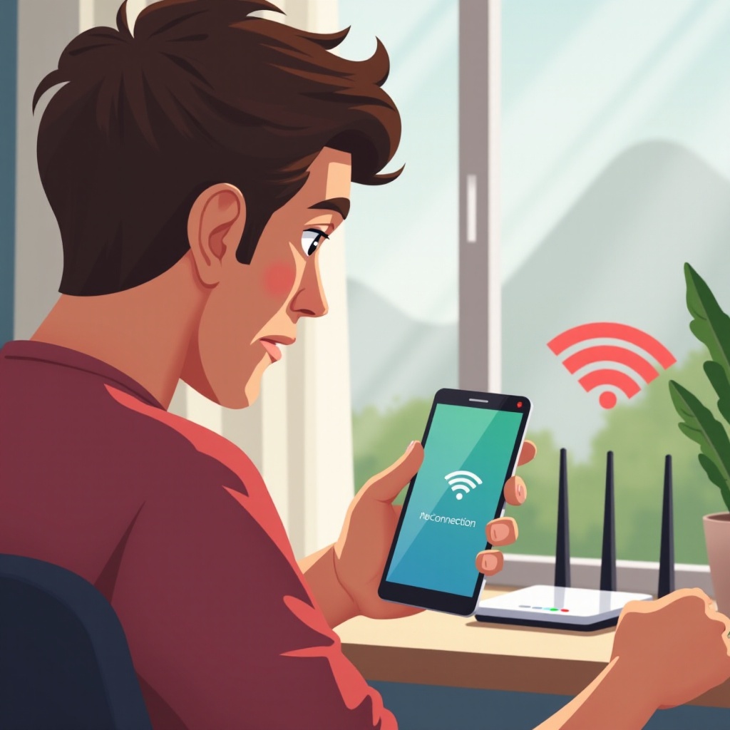 telefone Android não conecta ao wifi