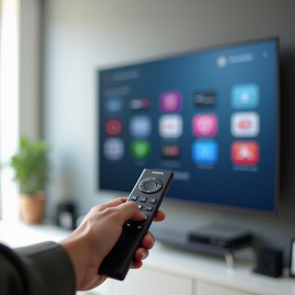 eliminare un'app su una smart TV Samsung