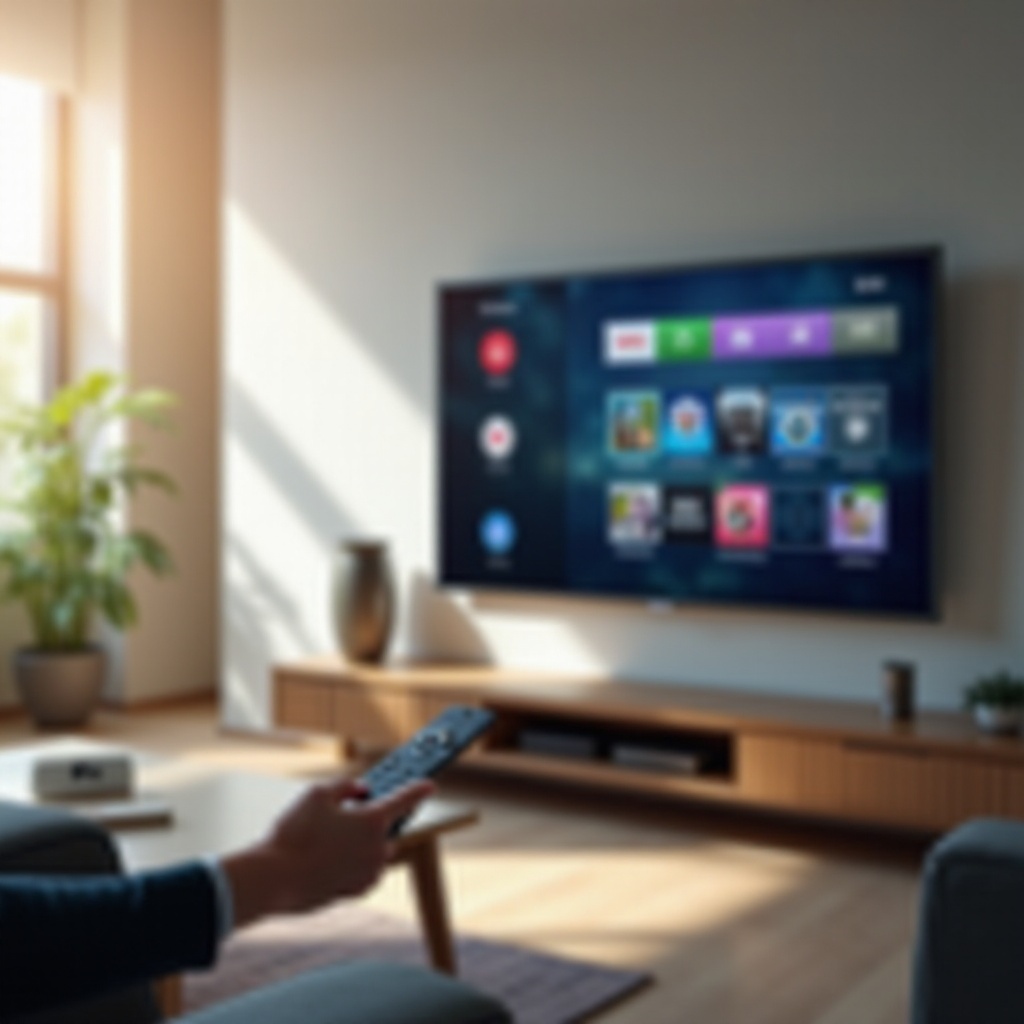 cómo agregar una aplicación a favoritos en un televisor Samsung