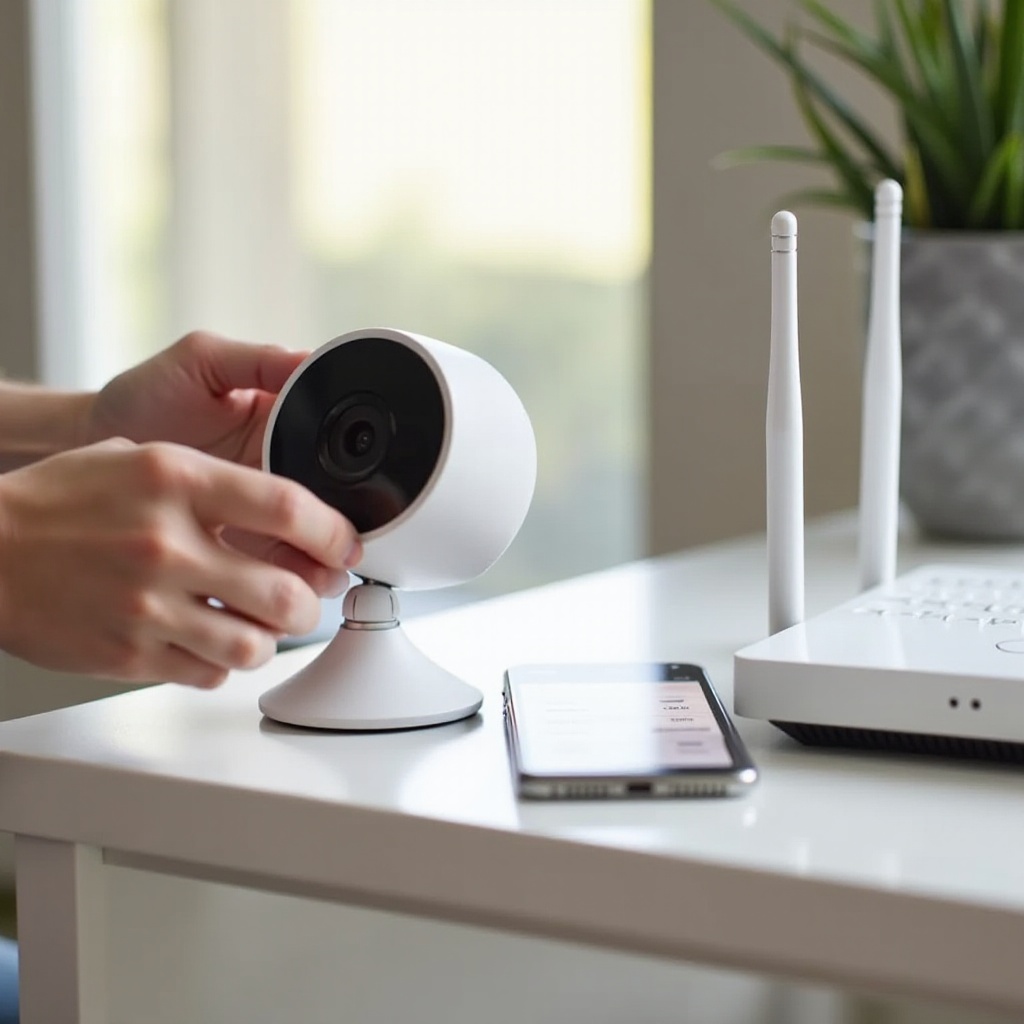 como mudar o Wi-Fi na câmera Ring
