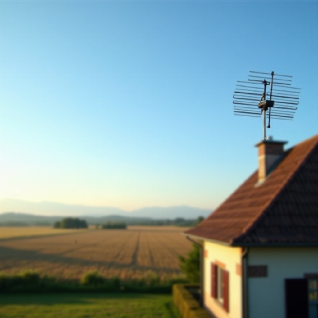 melhor amplificador de antena de TV para áreas rurais